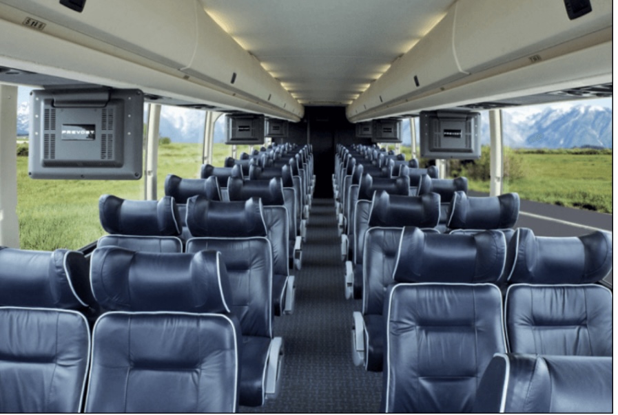 Charter bus rentals